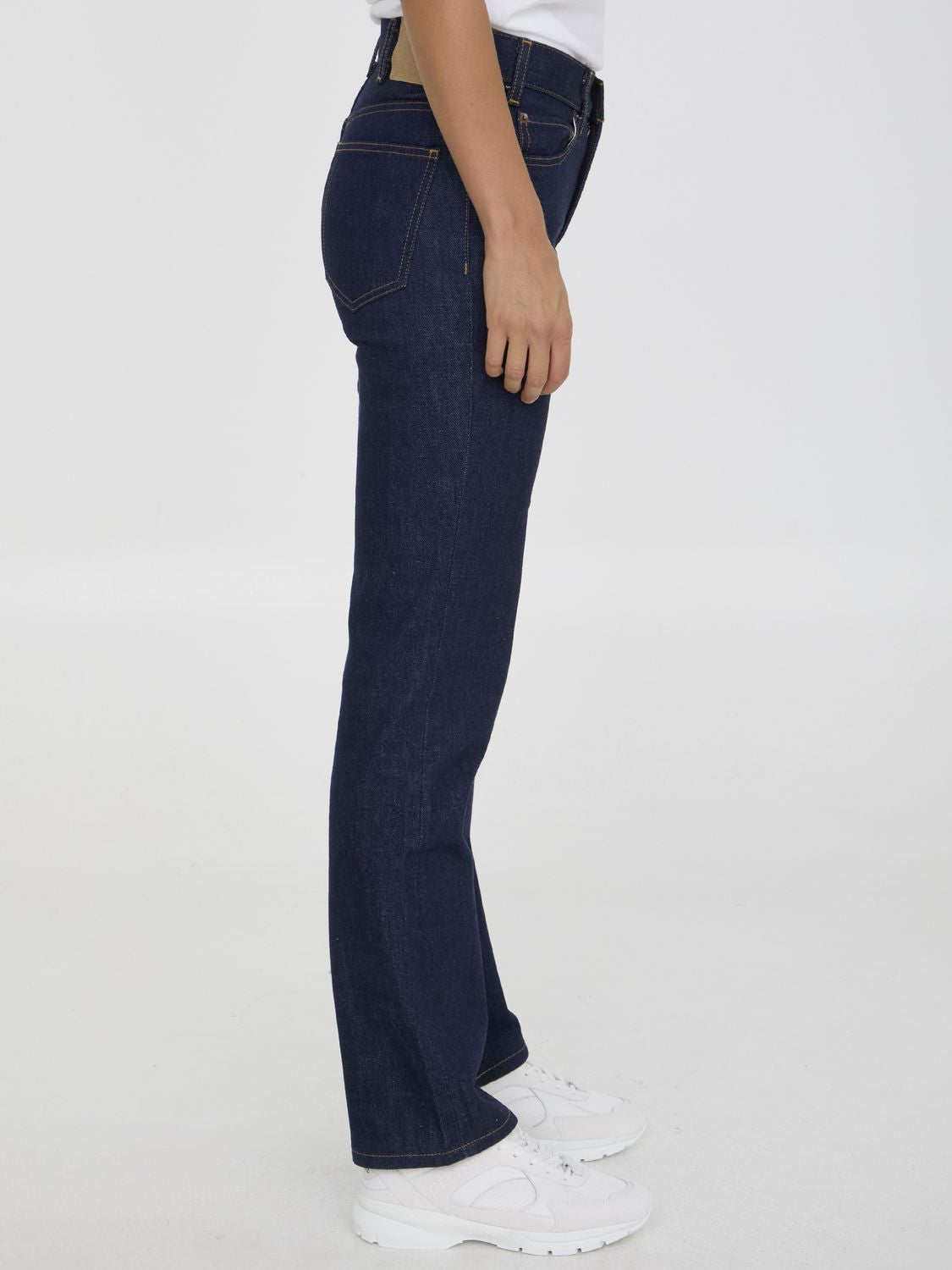 CELINE Mid-Rise Straight-Leg Denim Jeans for Women