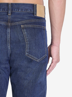 Quần Jeans Thẳng Ống Vừa Vặn