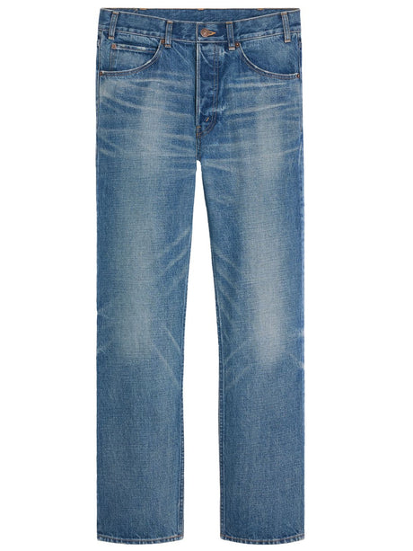 CELINE Mid-Waist Straight-Leg Jeans - Size US 32