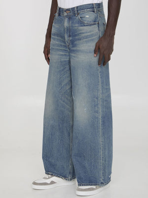 CELINE Indigo Denim Surf Flare Jeans