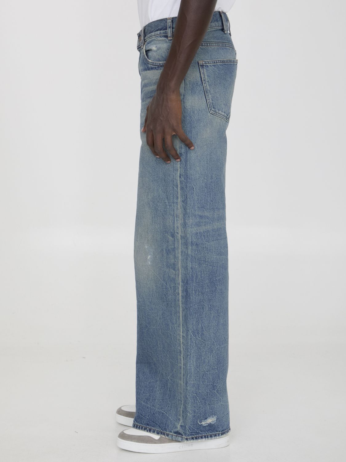 CELINE Indigo Denim Surf Flare Jeans