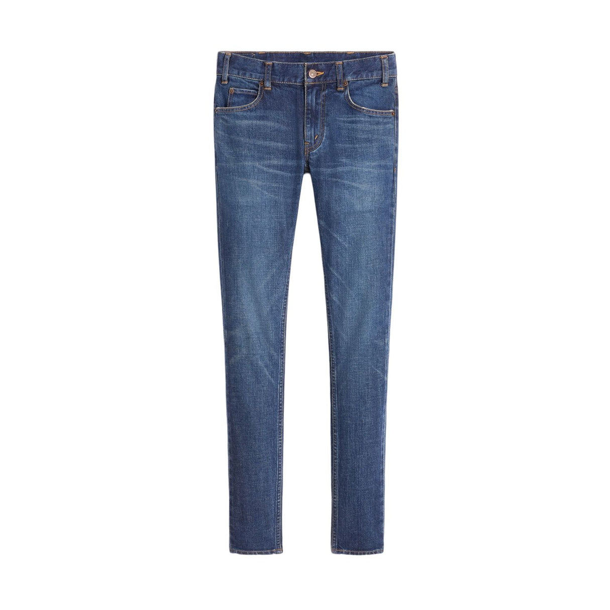 CELINE Low-Waisted Skinny Jeans in Dark Union Wash for Women (FW23)