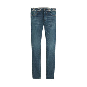 Low-Rise Neo Skinny Jeans with Clean Dark Union Washing for Women