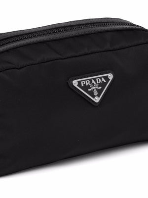 PRADA Eco-Friendly Mini Handbag with Saffiano Leather Accents 19.5cm x 9cm x 7cm