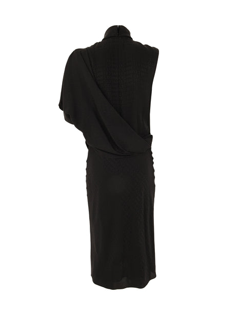 CELINE Asymmetric Long Dress