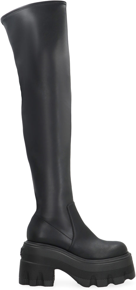 CASADEI Elevated Chic Over-the-Knee Boots with Maxxxi Platform