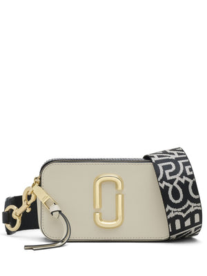 MARC JACOBS Multi-Tone Saffiano Leather Camera Handbag with Double-J Monogram