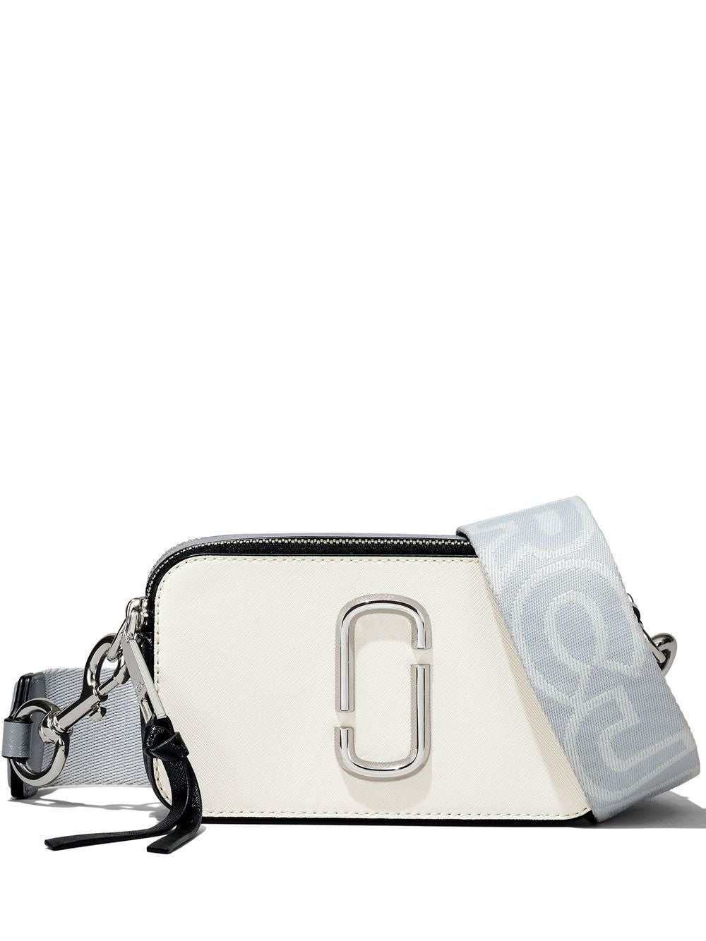 MARC JACOBS Multi-Tone Saffiano Leather Camera Handbag with Double-J Monogram