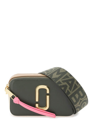 MARC JACOBS Multi-Tone Saffiano Leather Camera Handbag with Double-J Monogram