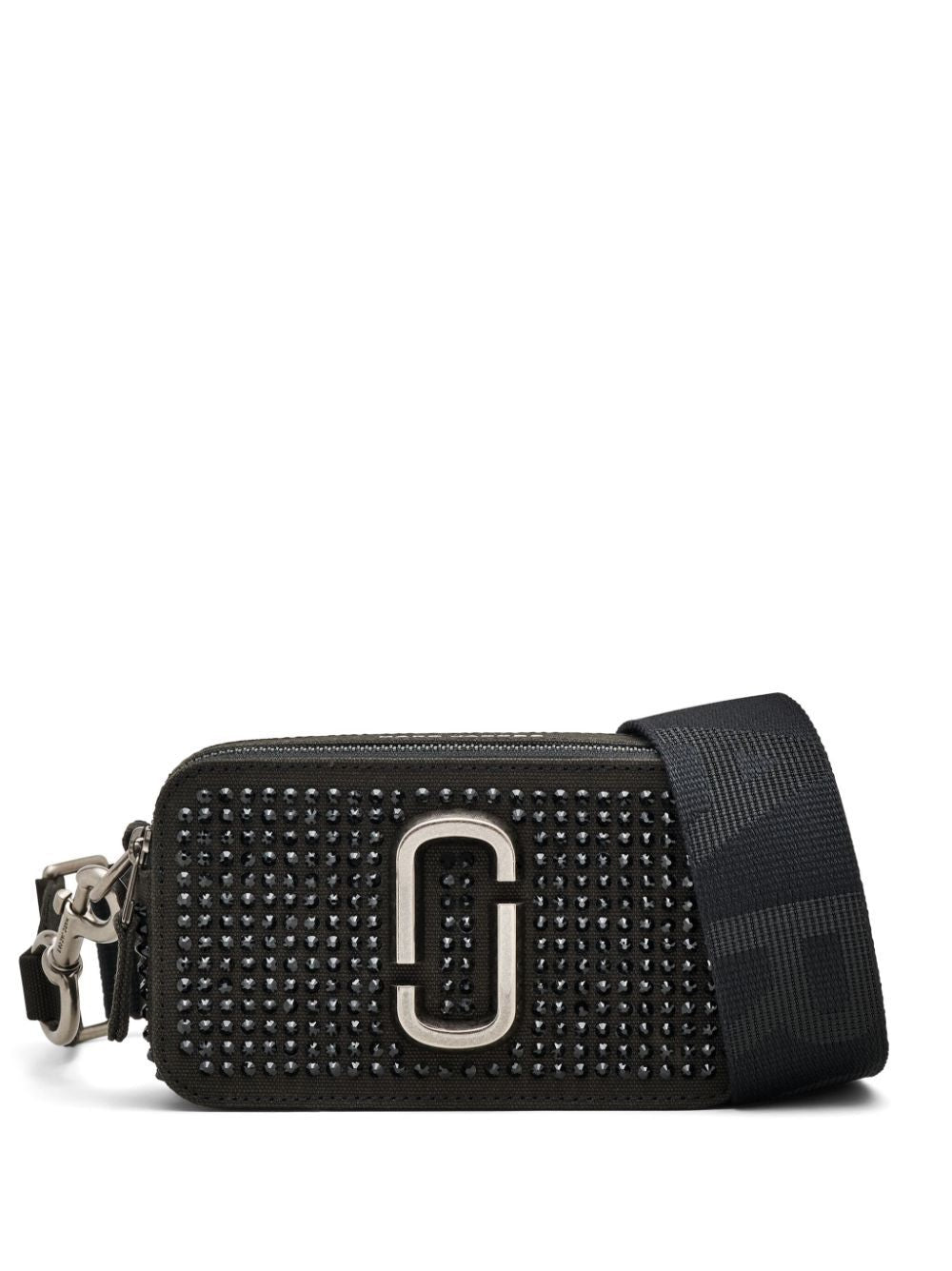 MARC JACOBS Mini Crystal Canvas Snapshot Handbag