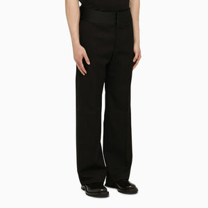 VALENTINO Elegant Black Wool Trousers