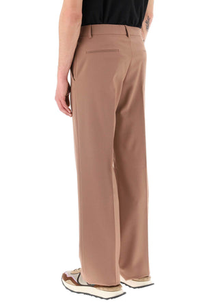 VALENTINO GARAVANI Slim Fit Tailored Pleated Trousers - Size 48