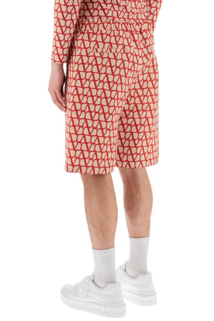 VALENTINO Silk Toile Iconograph Shorts for Men - SS23