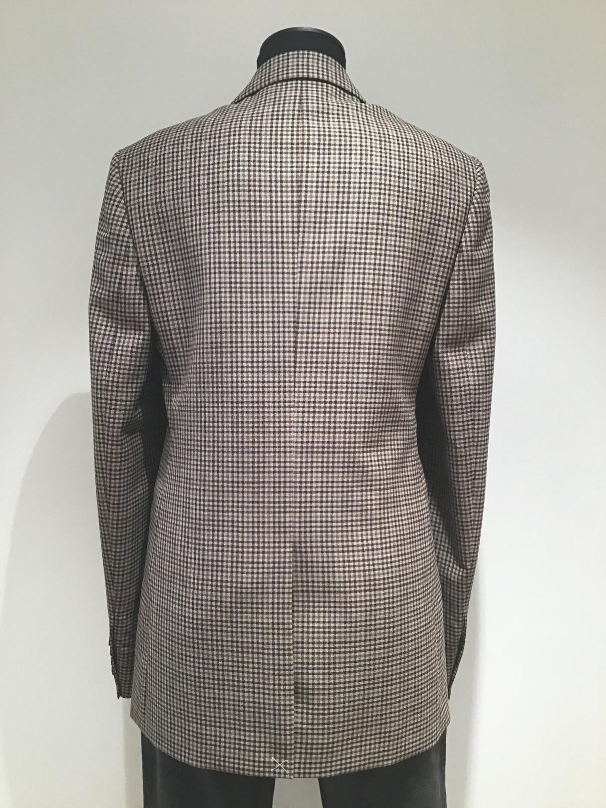 CELINE Checkered Design Women's Wool Blazer