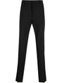 VALENTINO Slim Fit Black Wool Trousers