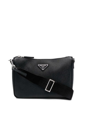 PRADA Luxury Mini Leather Shoulder Bag for Men