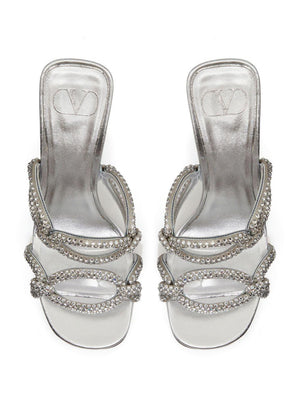 รอง sandal สายโซ่สีเงินสำหรับผู้หญิง - คอลเลคชั่น SS23