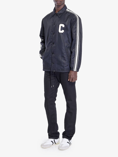 CELINE Men's Contrast Band Nylon Jacket