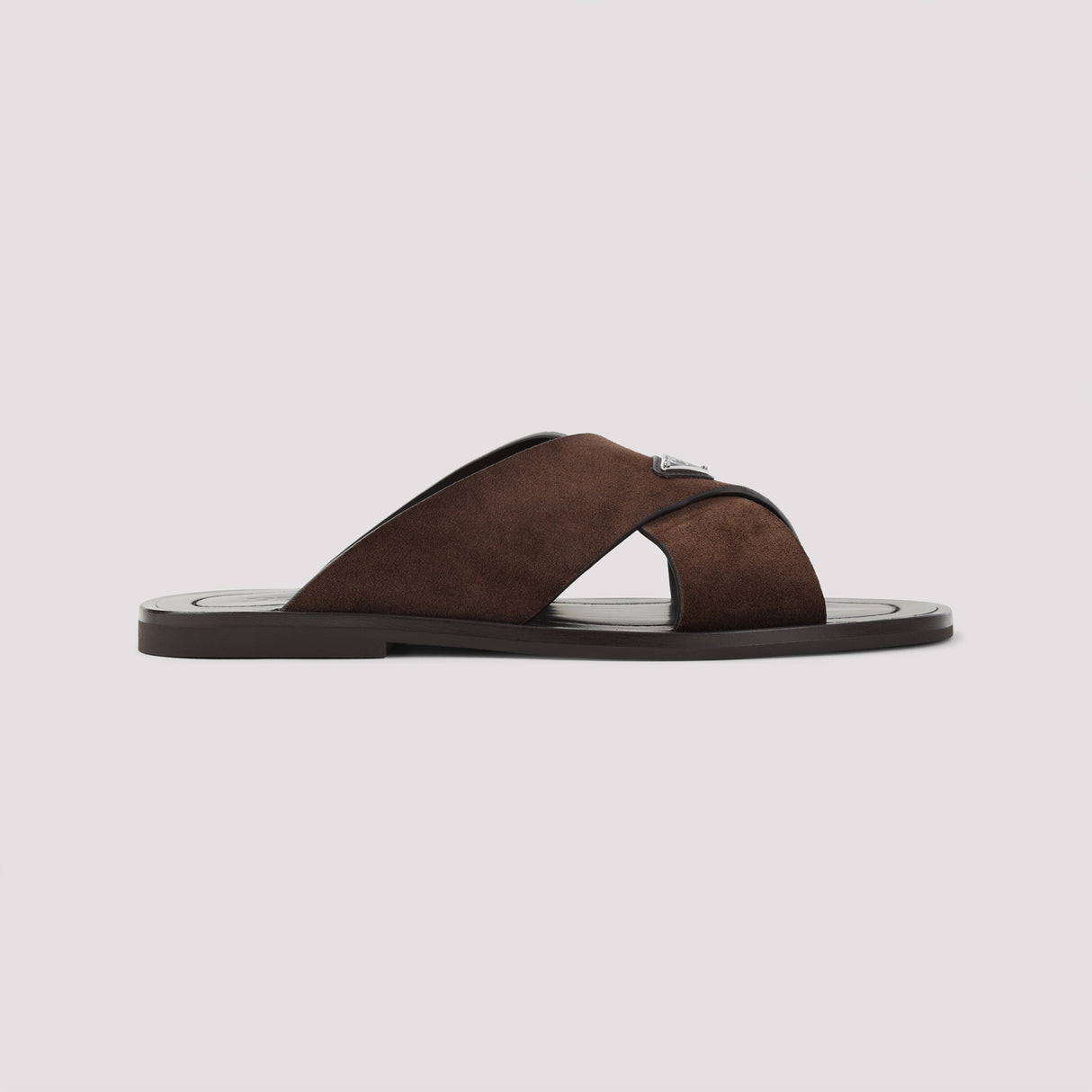 PRADA 100% Leather Men's Sandals