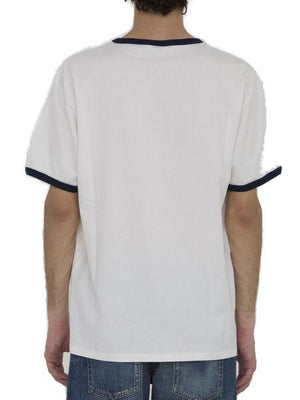 白羊绒男士标志性T恤