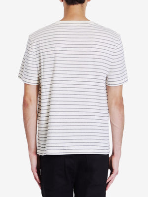 CELINE Triomphe Stripe Crewneck Tee