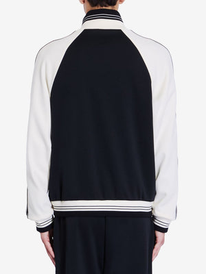 CELINE Triomphe Track Jacket – Black and Cream