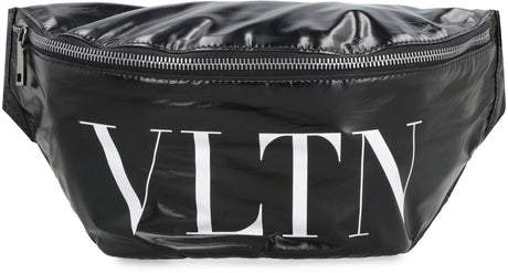 حقيبة يد VLTN Soft Belt في جلد العجل الأسود للرجال - مجموعة SS23