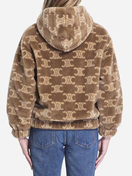 CELINE Triomphe Teddy Jacket (Oversized Fit)