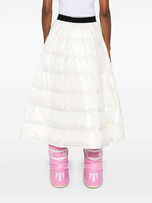 MONCLER NYLON PADDED MIDI SKIRT