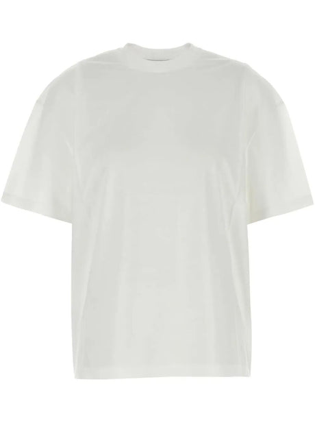 PRADA Back Logo Patch Cotton T-Shirt for Men - SS25 Collection