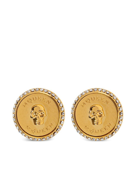 ALEXANDER MCQUEEN Mini Sovereign Skull Earrings