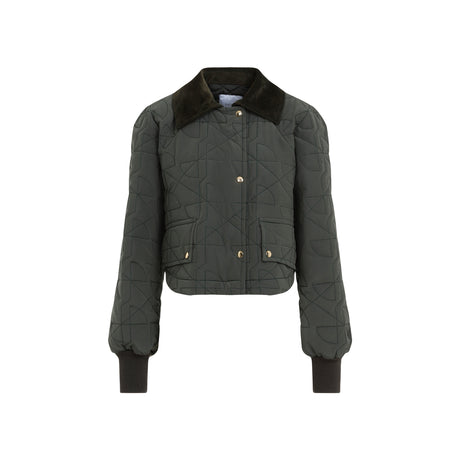 PATOU Cropped Quilted Blouson Jacket