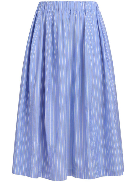 MARNI Striped Poplin Wide Midi Skirt for Men