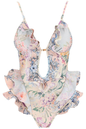 ZIMMERMANN Blooming Beauty Ruffled One-Piece Swimsuit