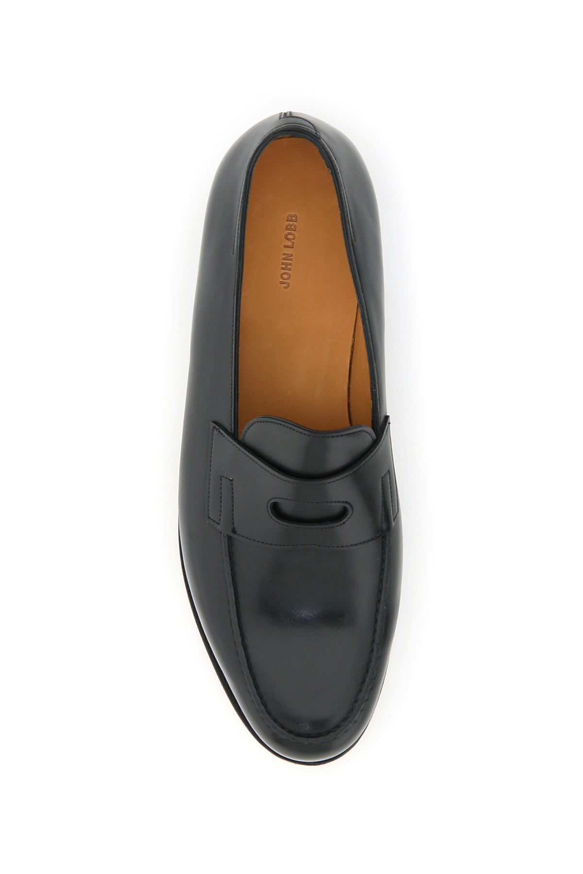 JOHN LOBB Handcrafted Leather Lopez Loafers for Men