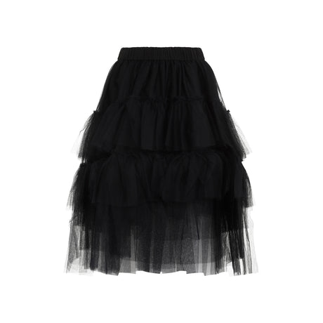 SIMONE ROCHA Elegant Black Tutu Mini Skirt