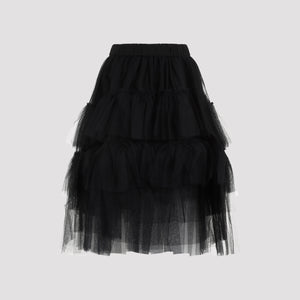 SIMONE ROCHA Elegant Black Tutu Mini Skirt