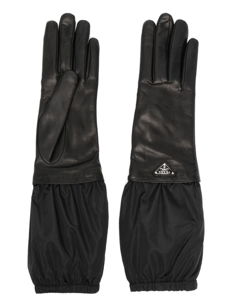 PRADA Luxury Leather Gloves for Men - FW23 Collection