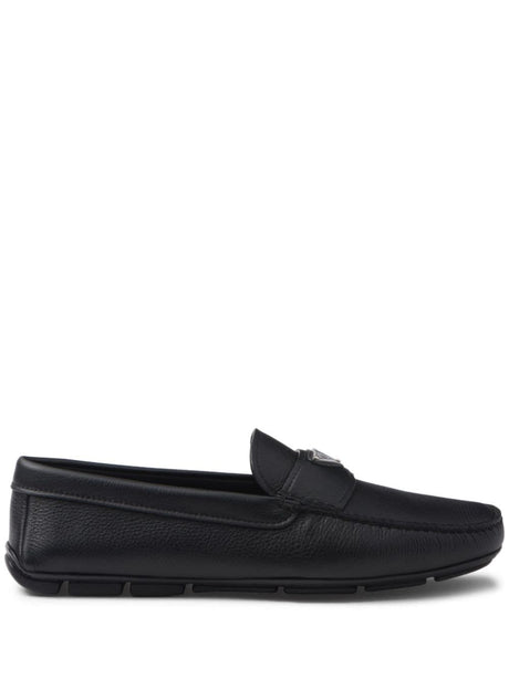 PRADA Stylish Leather Driving Loafers for Women