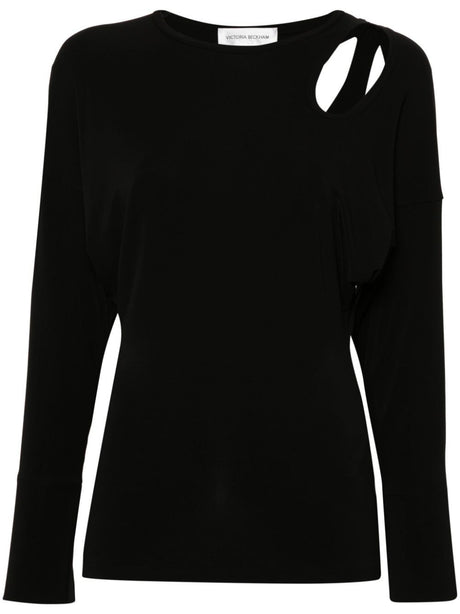 VICTORIA BECKHAM Twist Detail Top for Men - Fall/Winter 2024