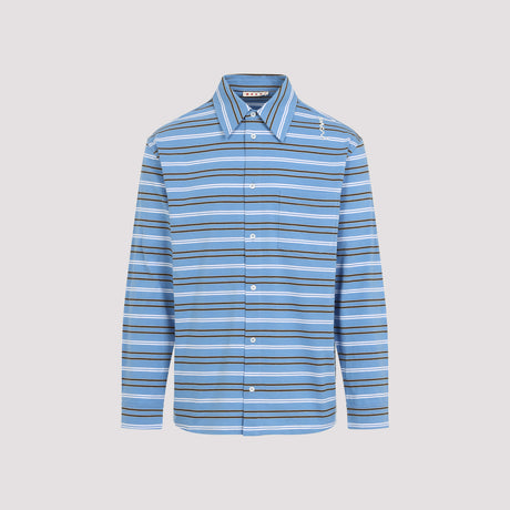 MARNI Polo Neck Cotton Shirt - SS25