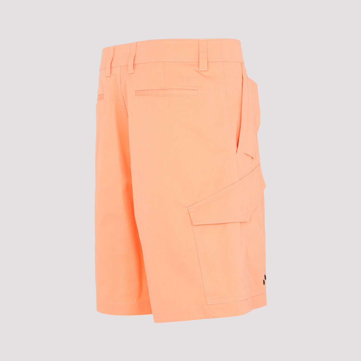 DIOR HOMME Designer Cotton Shorts in Yellow and Orange for Men