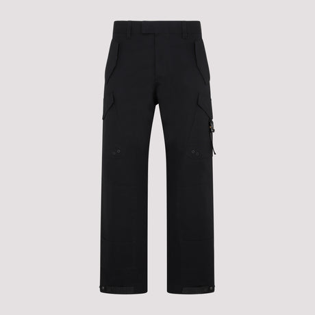 Black Cotton Pants for Men - SS23 Collection