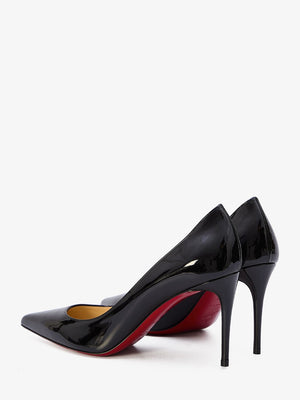 CHRISTIAN LOUBOUTIN Black Patent Pointed Pumps for Women with Stiletto Heel - SS24