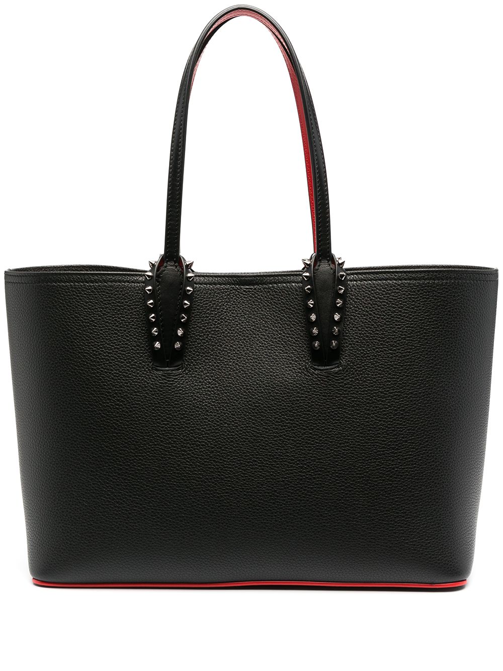 CHRISTIAN LOUBOUTIN Mini Grained Leather Tote Handbag