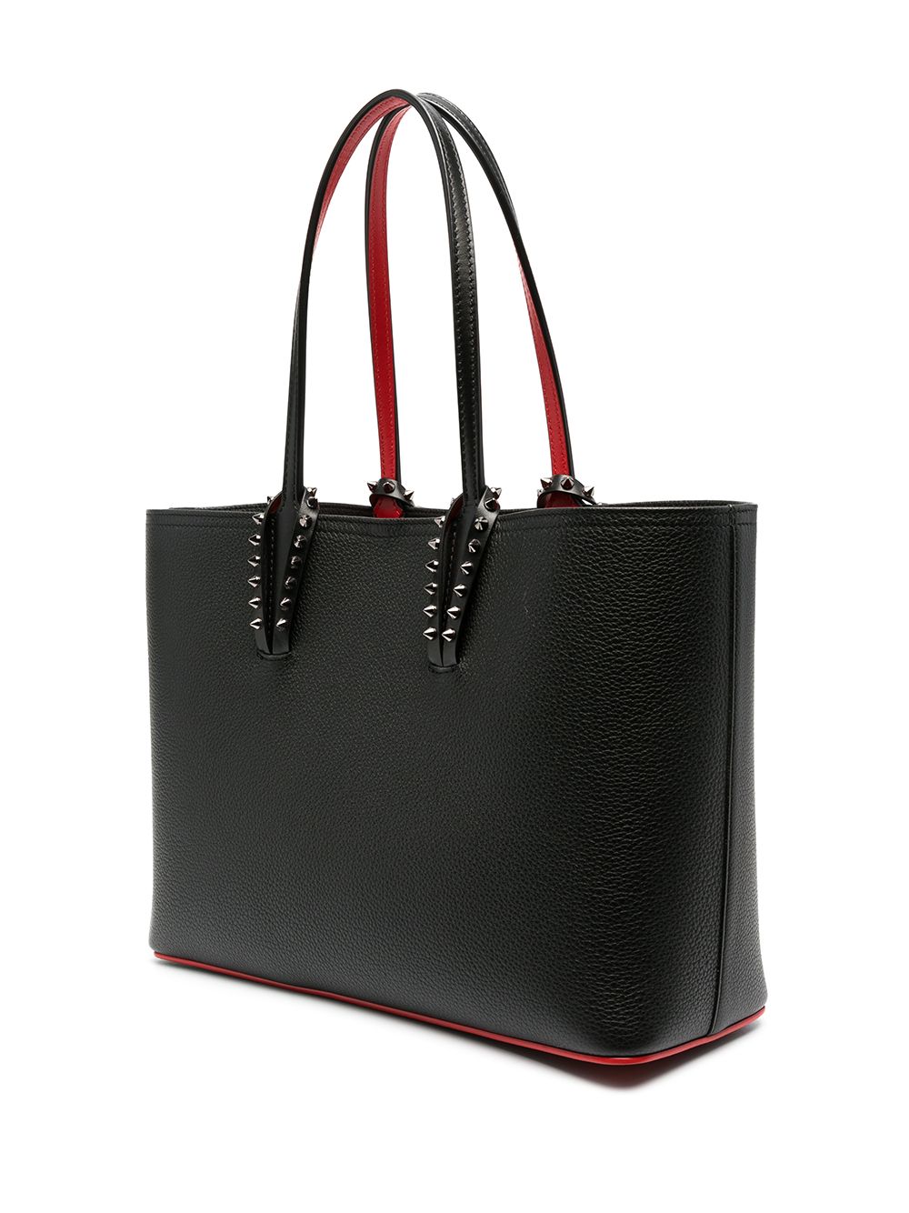 CHRISTIAN LOUBOUTIN Mini Grained Leather Tote Handbag