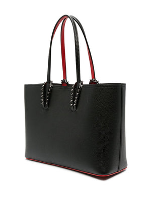 CHRISTIAN LOUBOUTIN Mini Grained Leather Tote Handbag