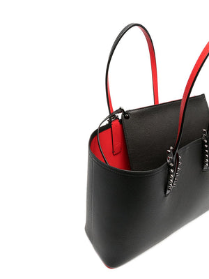 CHRISTIAN LOUBOUTIN Mini Grained Leather Tote Handbag