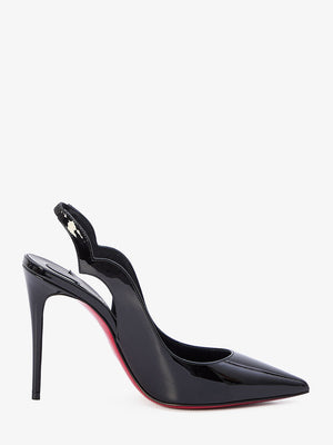 CHRISTIAN LOUBOUTIN Sleek and Sophisticated Black Patent Leather Pumps for Women