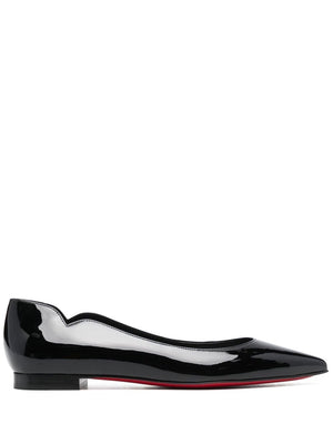 CHRISTIAN LOUBOUTIN Elegant Noir Ballerina Flats